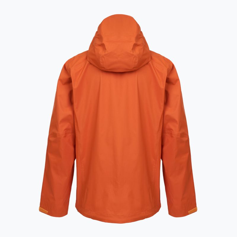 Férfi esőkabát Patagonia Granite Crest Rain coal orange 2
