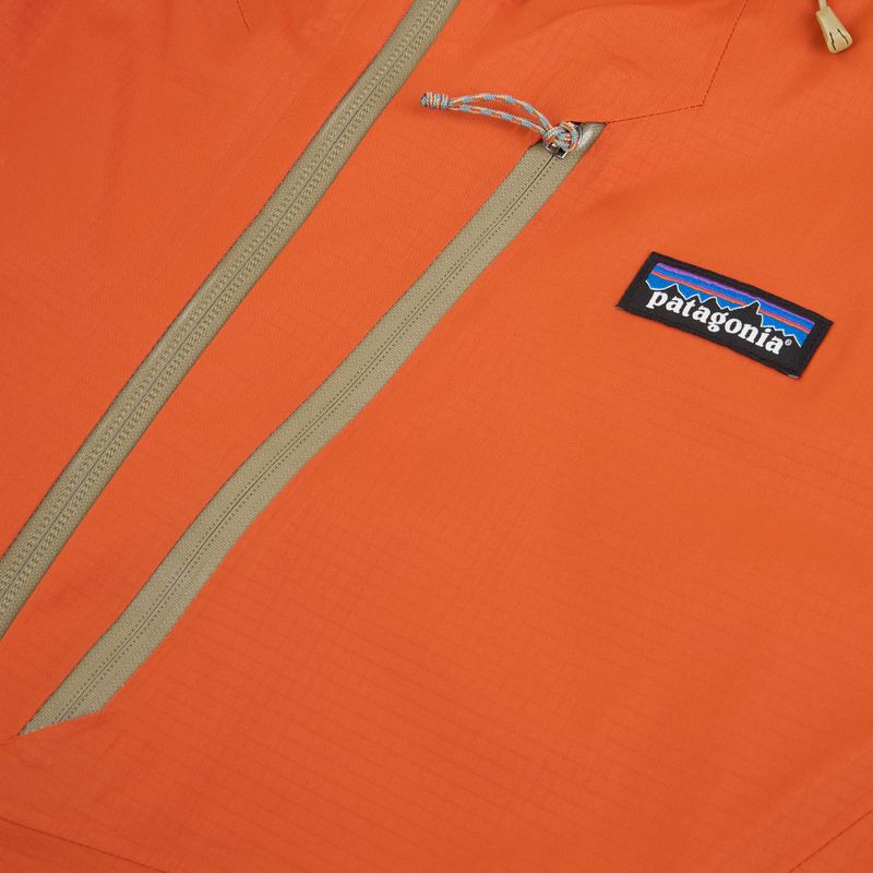 Férfi esőkabát Patagonia Granite Crest Rain coal orange 3