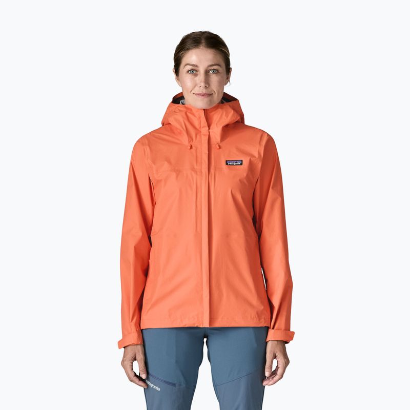 Női esőkabát Patagonia Torrentshell 3L Rain peach sorbet