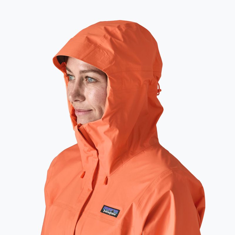 Női esőkabát Patagonia Torrentshell 3L Rain peach sorbet 5