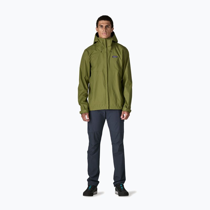 Férfi esőkabát Patagonia Torrentshell 3L Rain caper green 2