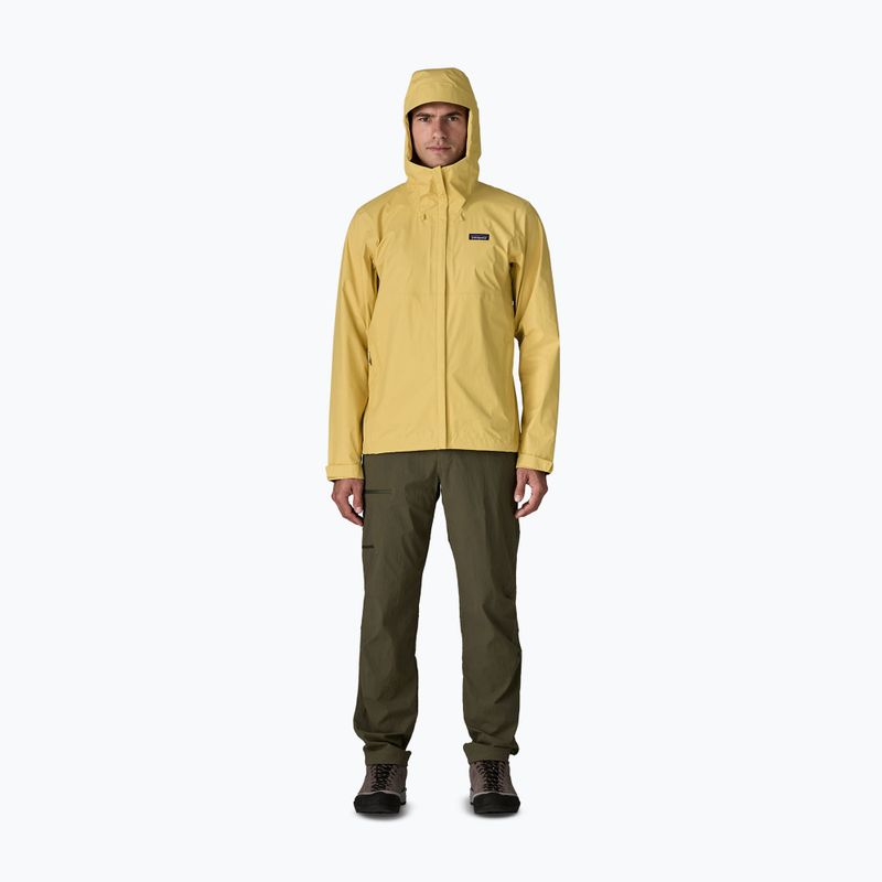 Férfi esőkabát Patagonia Torrentshell 3L Rain limestone yellow 2