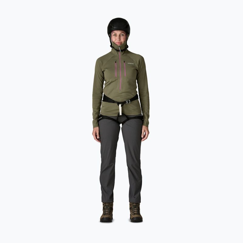 Női pulóver Patagonia R1 Ultralight Hoody basin green 2
