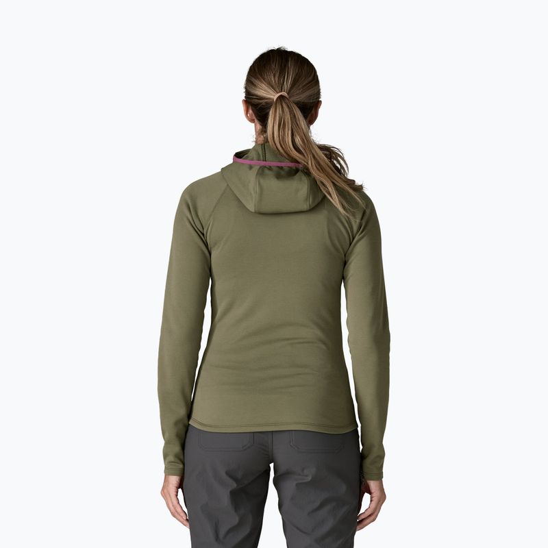 Női pulóver Patagonia R1 Ultralight Hoody basin green 3