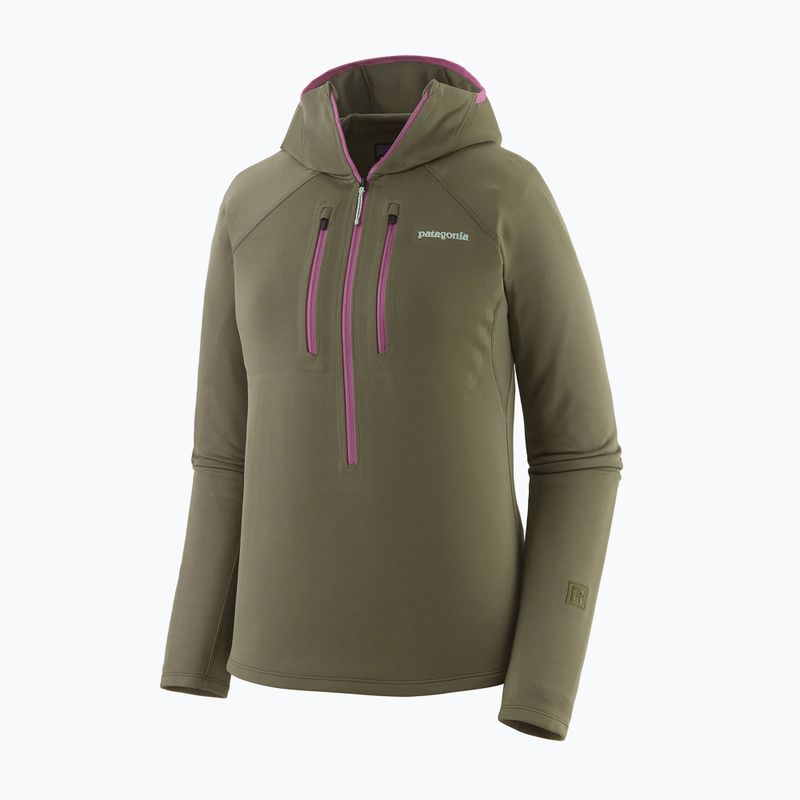 Női pulóver Patagonia R1 Ultralight Hoody basin green 10