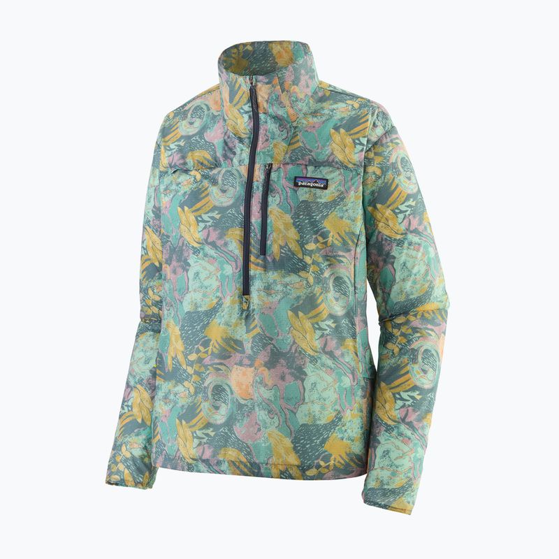 Női pulóver Patagonia Houdini Stash 1/2-Zip moon tripper/blue sage