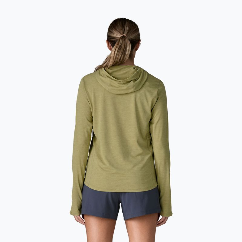 Női pulóver Patagonia Capilene Cool Sun Hoody gumtree green/light gumtree green x-dye 3