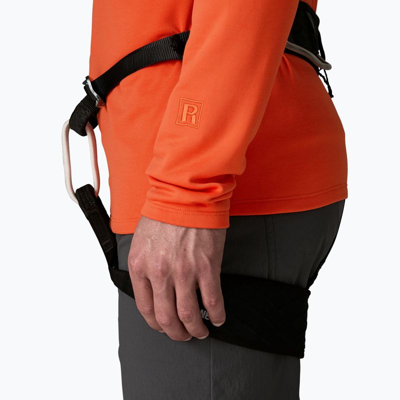 Férfi pulóver Patagonia R1 Ultralight Hoody coal orange 9