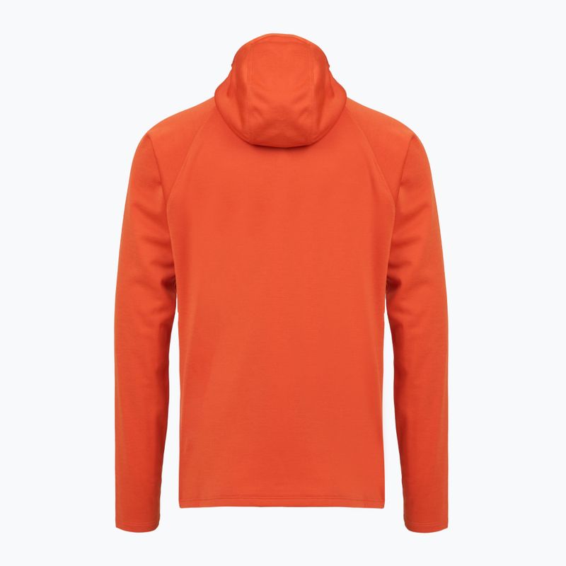 Férfi pulóver Patagonia R1 Ultralight Hoody coal orange 11