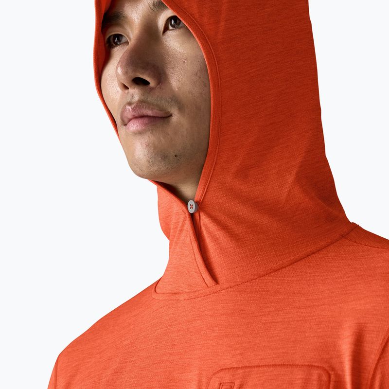 Férfi pulóver Patagonia Capilene Cool Sun Hoody coal orange/light coal orange x-dye 6