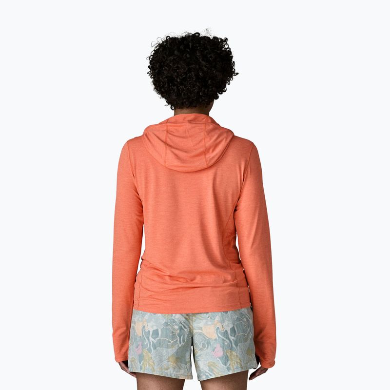 Női pulóver Patagonia Capilene Cool Sun Hoody mellow melon/peach sherbet x-dye 3