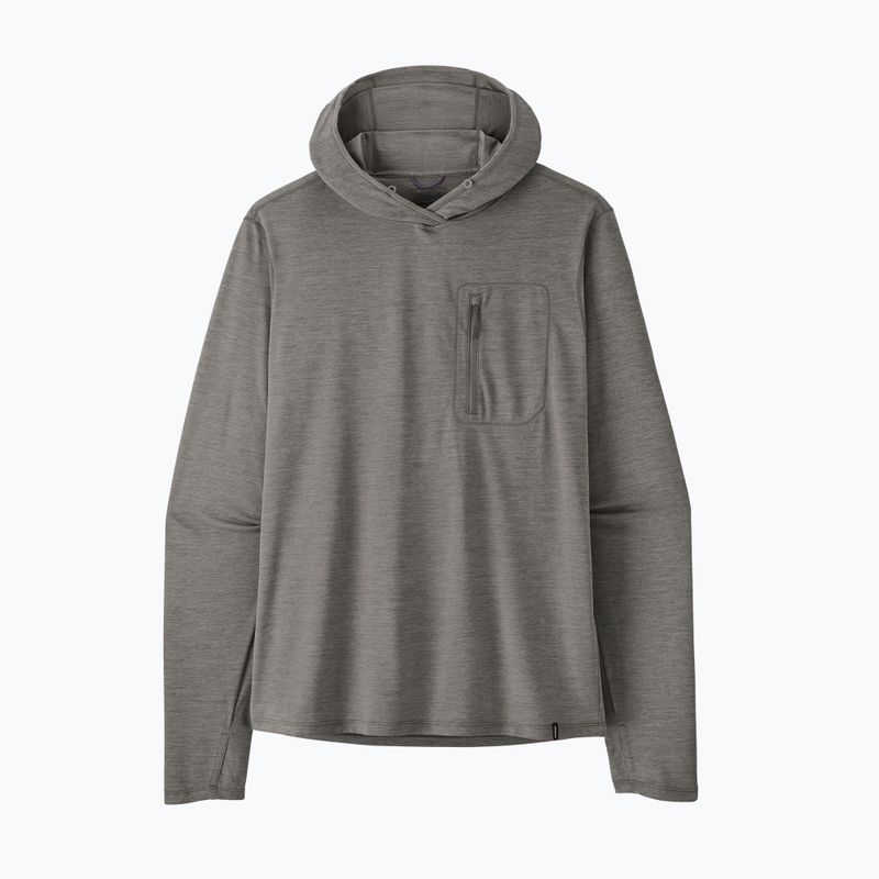 Férfi pulóver Patagonia Capilene Cool Sun Hoody forge grey/noble grey x-dye 10