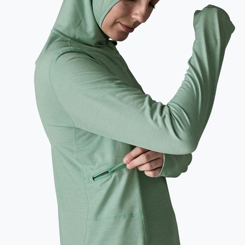 Női pulóver Patagonia Capilene Cool Sun Hoody thermal blue/thin ice x-dye 7