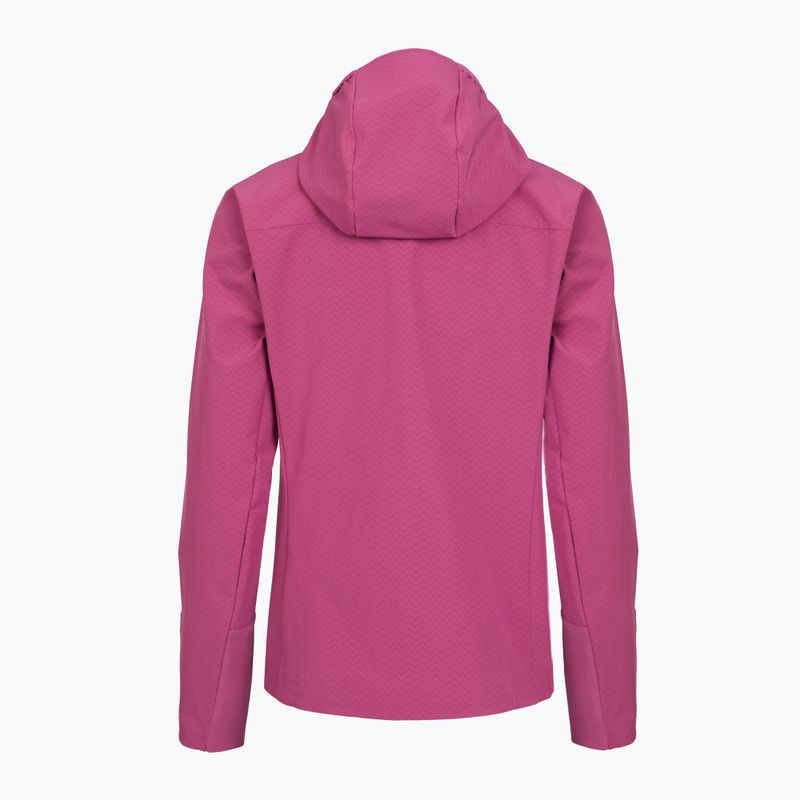 Női softshell dzseki Patagonia R1 CrossStrata Hoody faded magenta 2
