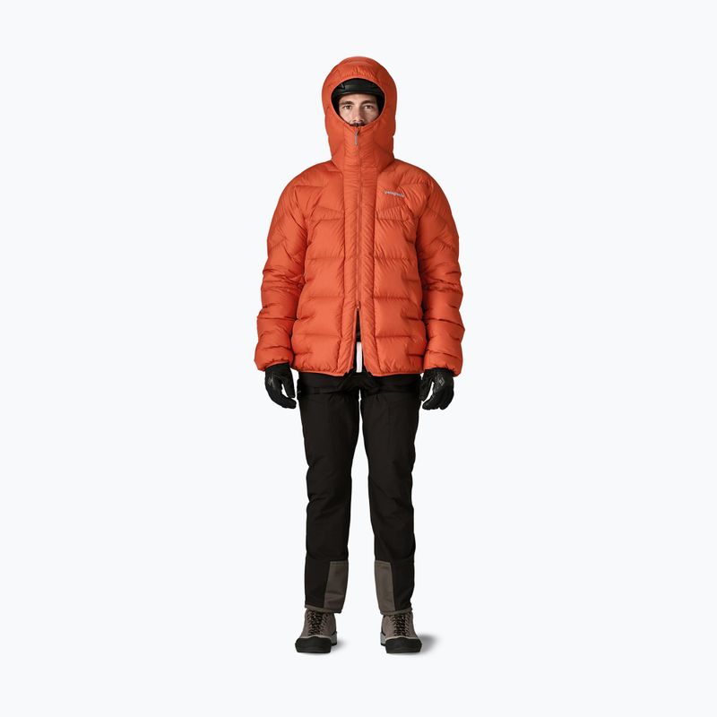 Férfi pehelykabát Patagonia Durable Down Parka coal orange 2