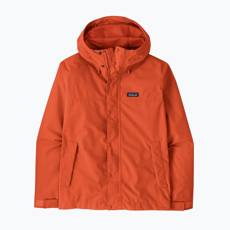 Férfi esőkabát Patagonia Outdoor Everyday Rain coal orange 6