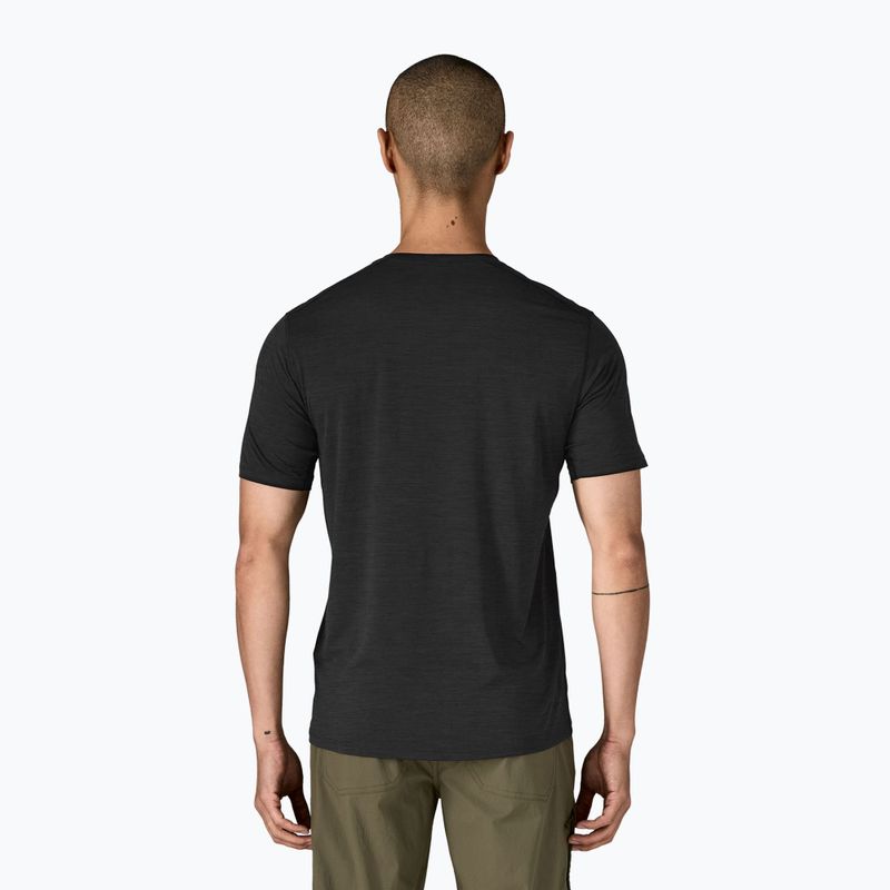 Férfi póló Patagonia Capilene Cool Ultra black/forge grey x-dye 2
