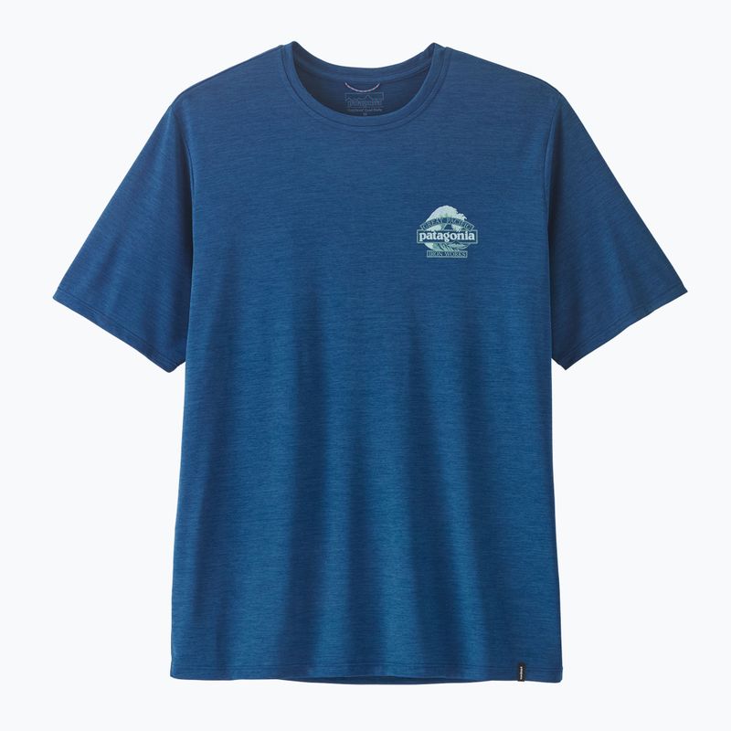 Férfi póló Patagonia Capilene Cool Daily - Great Waves clement blue/light clement blue x-dye 5