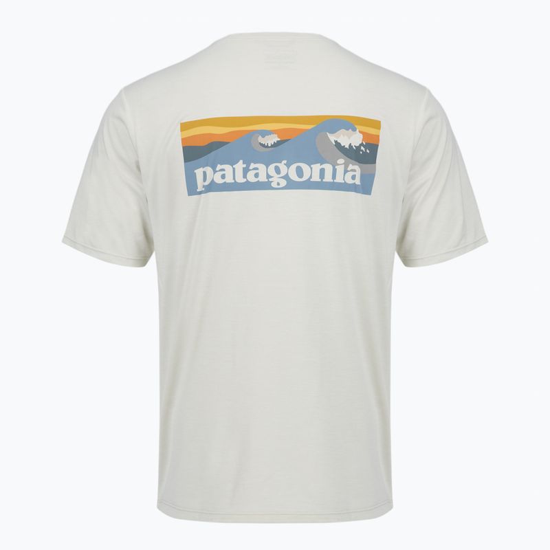Férfi póló Patagonia Capilene Cool Daily - Boardshort Logo dyno white 2
