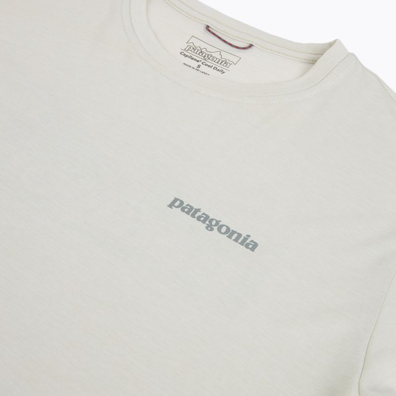 Férfi póló Patagonia Capilene Cool Daily - Boardshort Logo dyno white 3