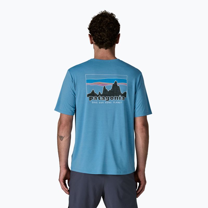 Férfi póló Patagonia Capilene Cool Daily - '73 Skyline shore blue/light shore blue x-dye 3