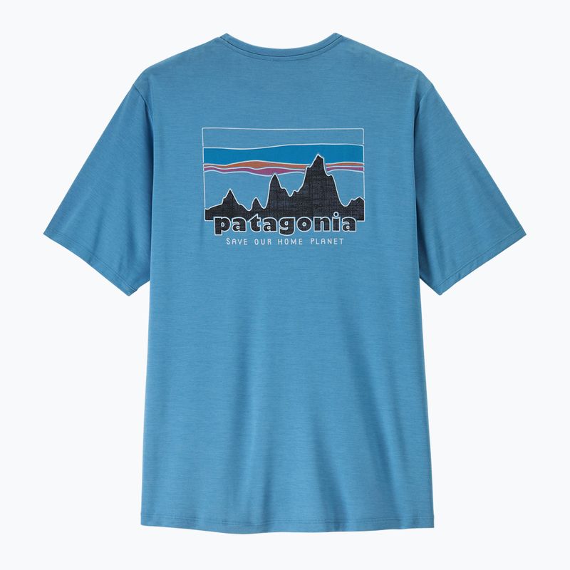 Férfi póló Patagonia Capilene Cool Daily - '73 Skyline shore blue/light shore blue x-dye 5