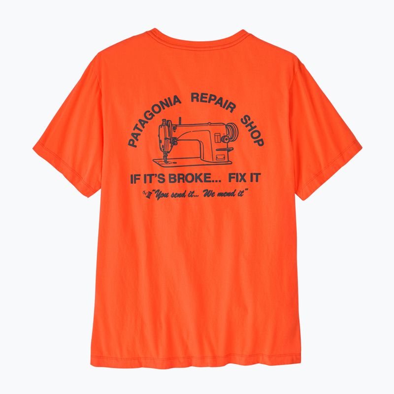 Férfi póló Patagonia Repair Shop orange peel 2