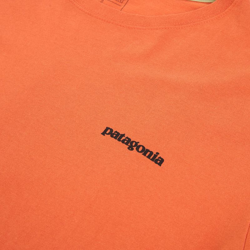 Férfi póló Patagonia P-6 Logo coal orange 3