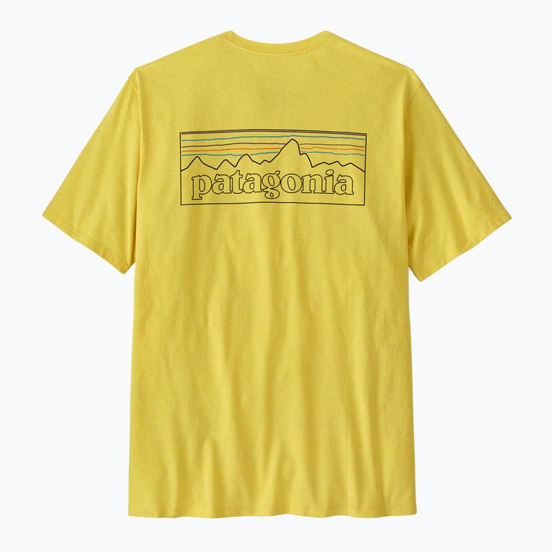 Férfi póló Patagonia P-6 Logo Responsibili-Tee p-6 outline/lemon zest 2