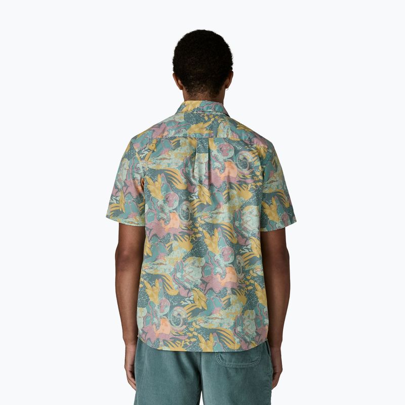 Férfi ing Patagonia Go To moon tripper/blue sage 3