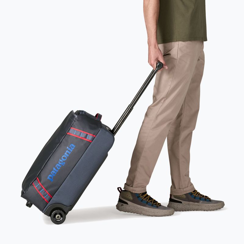 Patagonia Black Hole gurulós utazótáska 40 l smolder blue/amanita red 5