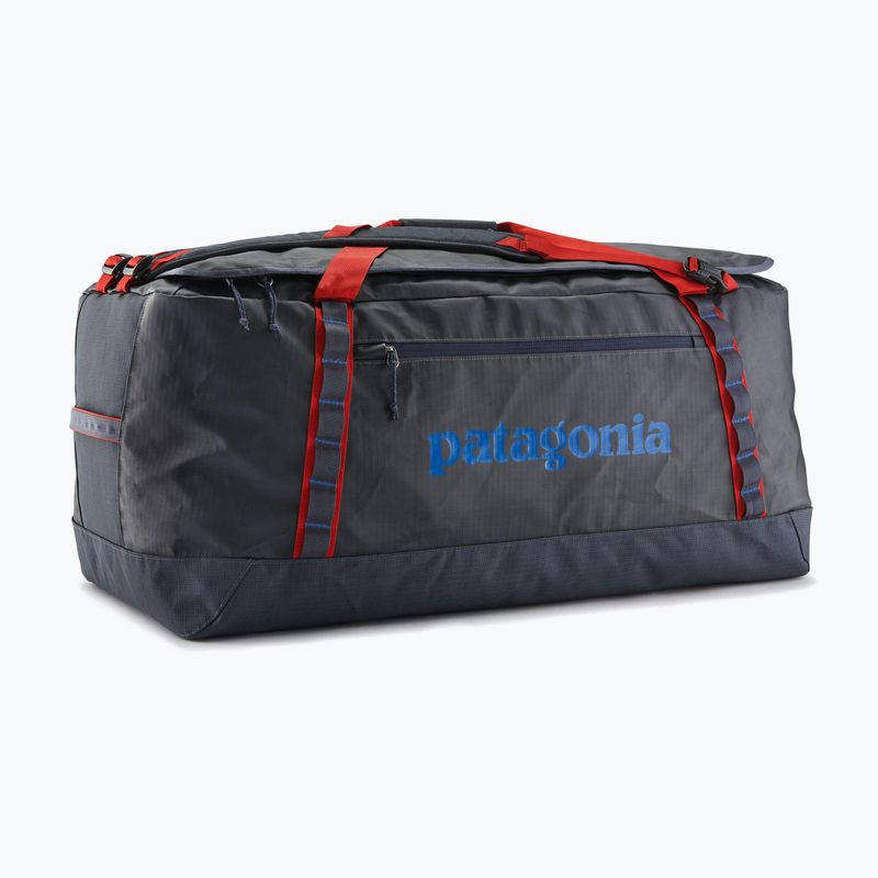 Patagonia Black Hole Duffel utazótáska 100 l smolder blue/amanita red