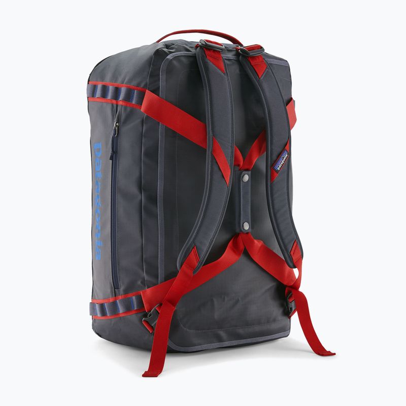 Patagonia Black Hole Duffel utazótáska 55 l smolder blue/amanita red 2