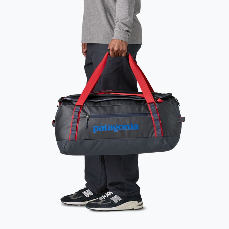 Patagonia Black Hole Duffel utazótáska 55 l smolder blue/amanita red 4