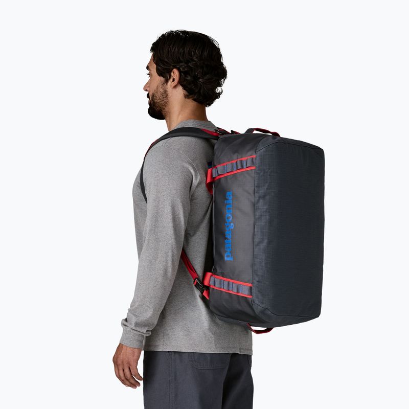 Patagonia Black Hole Duffel utazótáska 40 l smulder blue/amanita red 3