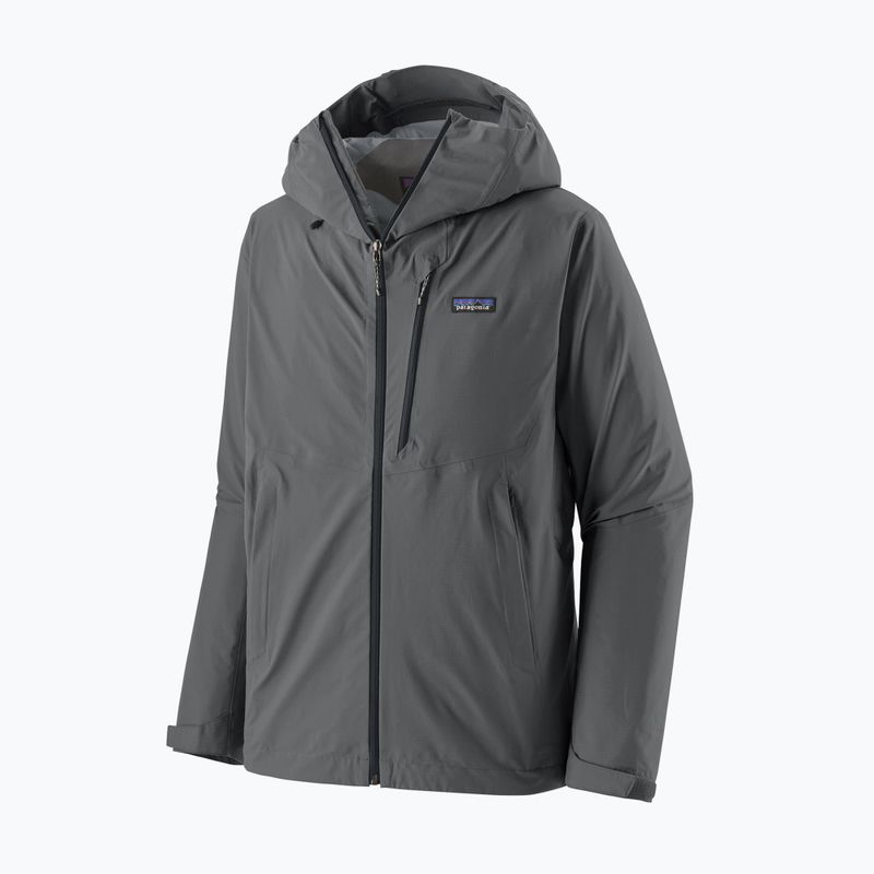 Férfi esőkabát Patagonia Granite Crest Rain forge grey w/black 4