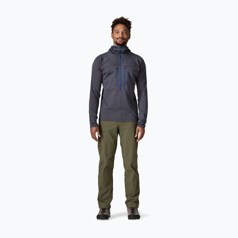 Férfi pulóver Patagonia R1 Ultralight Hoody smolder blue 2
