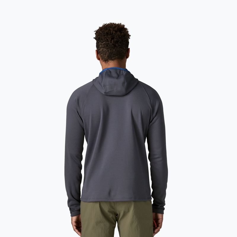 Férfi pulóver Patagonia R1 Ultralight Hoody smolder blue 3
