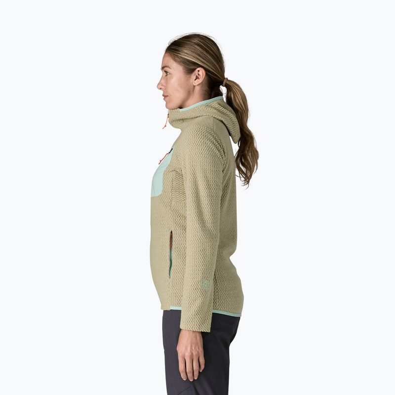 Női polár pulóver Patagonia R1 Air Full-Zip Hoody weathered stone 4