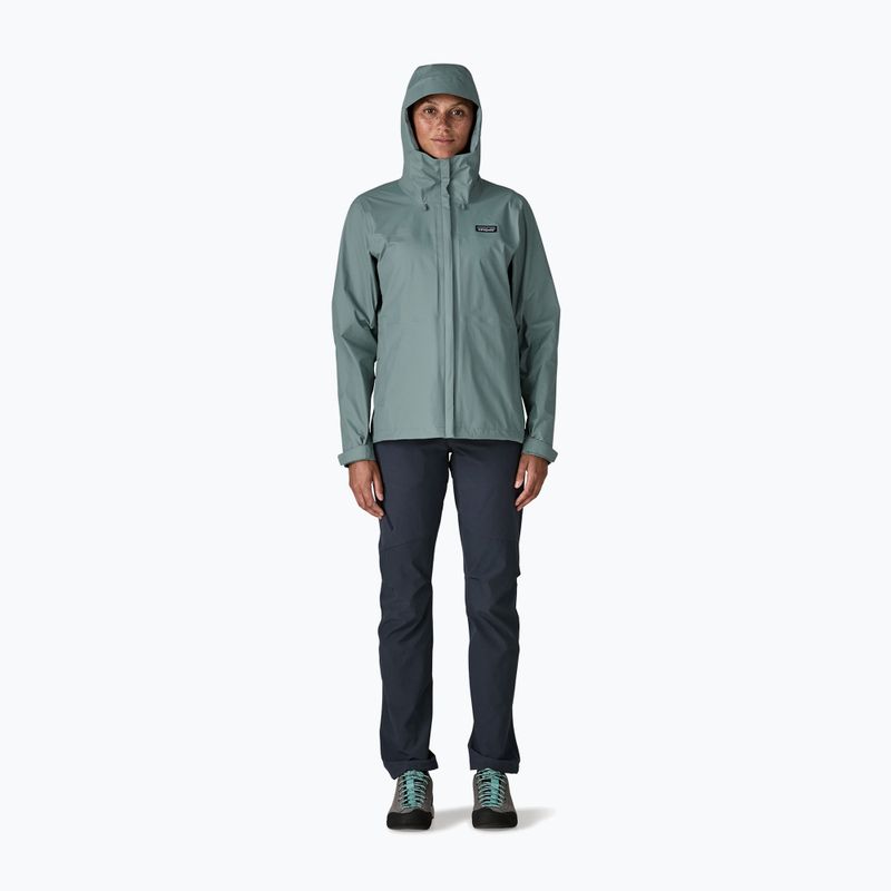 Női esőkabát Patagonia Torrentshell 3L Rain blue sage 2
