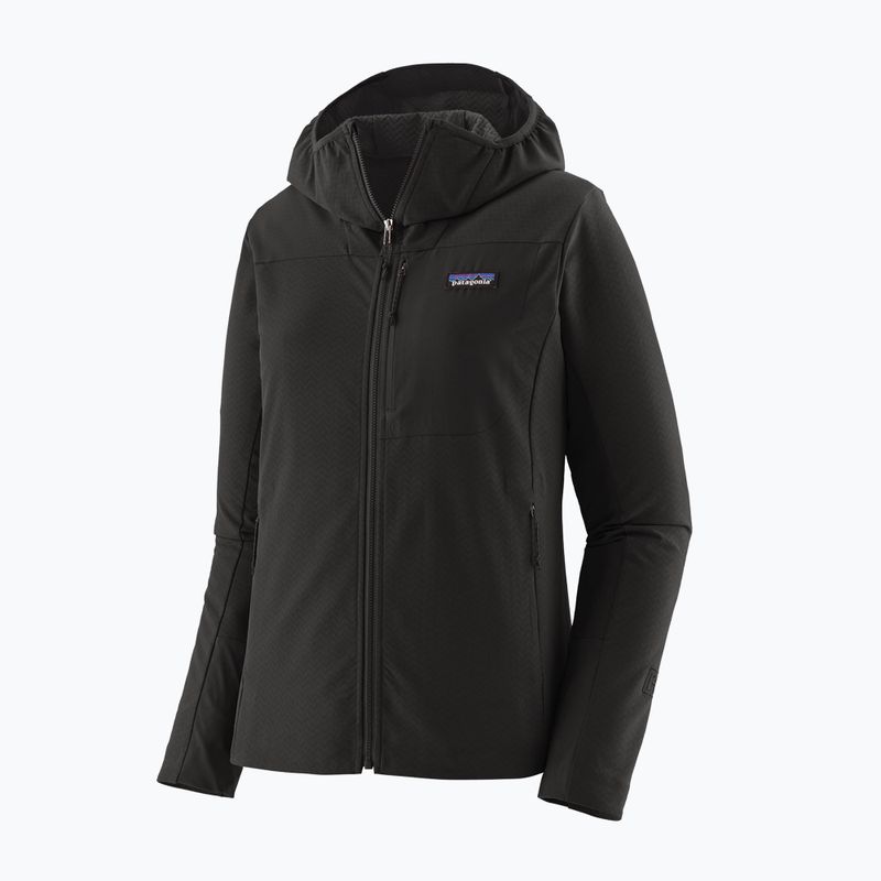 Női softshell dzseki Patagonia R1 CrossStrata Hoody black 5