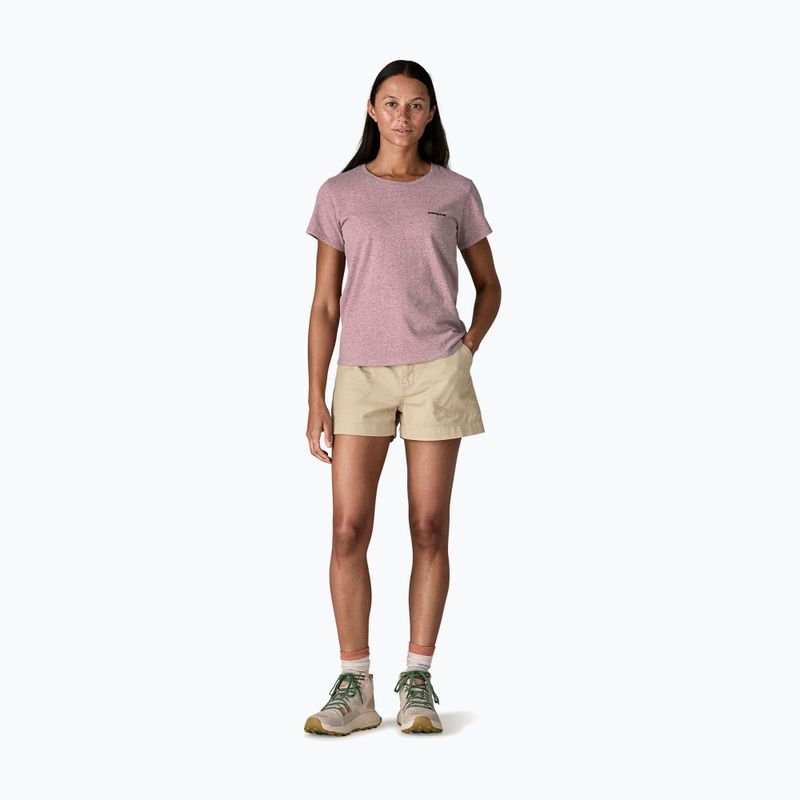 Női póló Patagonia P-6 Logo Responsibili-Tee qulet violet 2