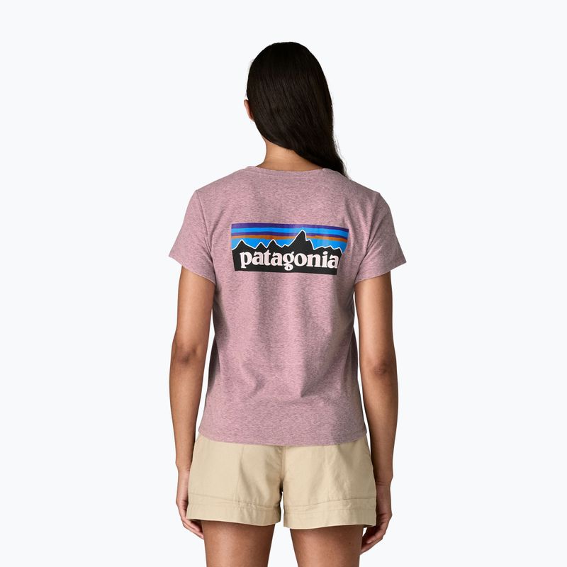 Női póló Patagonia P-6 Logo Responsibili-Tee qulet violet 3