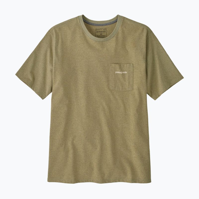 Férfi póló Patagonia Boardshort Logo Pocket Responsibili gumtree green 5