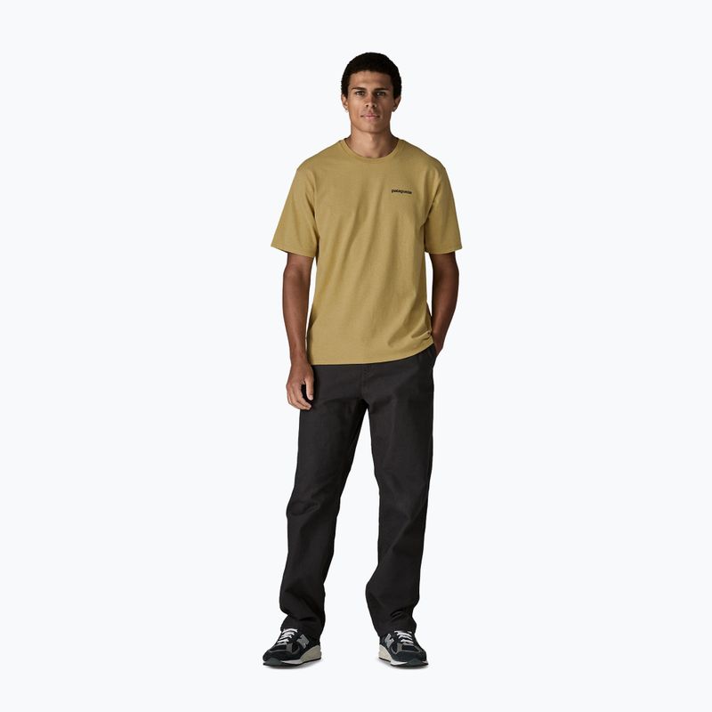 Férfi póló Patagonia Flying Fish Responsibili Tee limestone yellow/heritage fitz 2