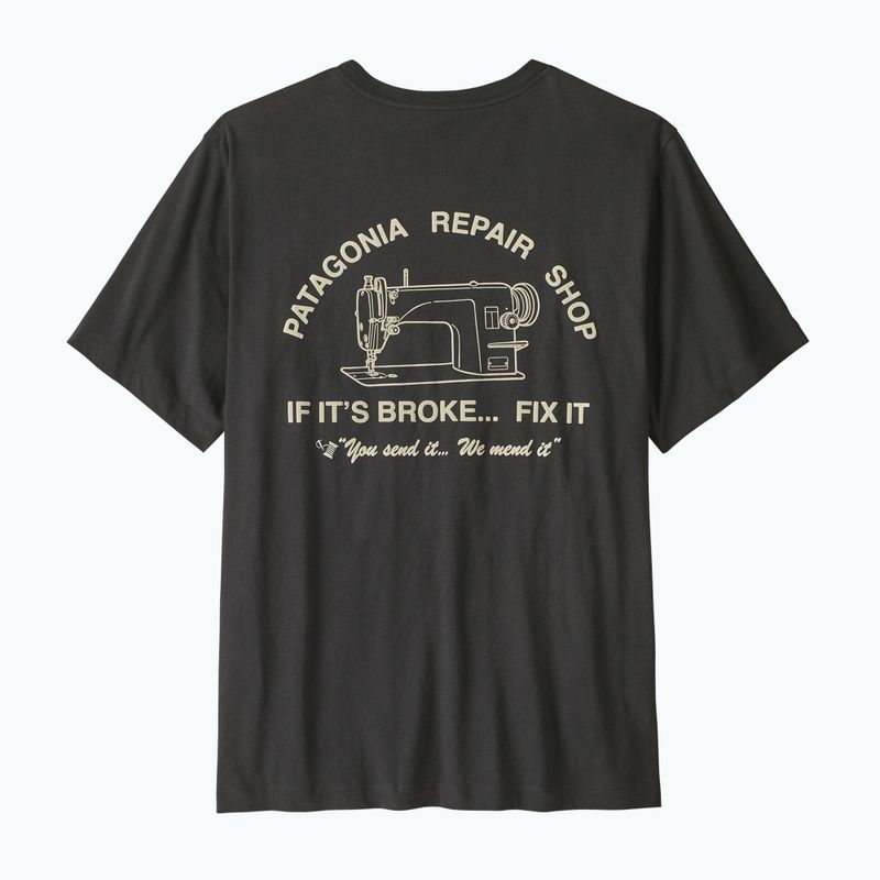 Férfi póló Patagonia Repair Shop ink black 2