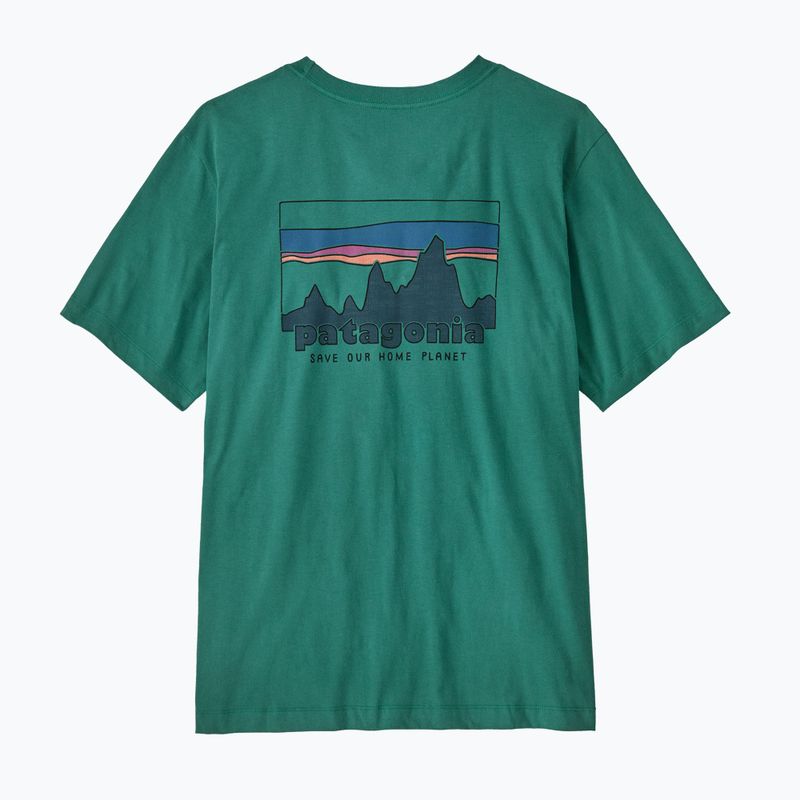 Férfi póló Patagonia '73 Skyline gem green 2
