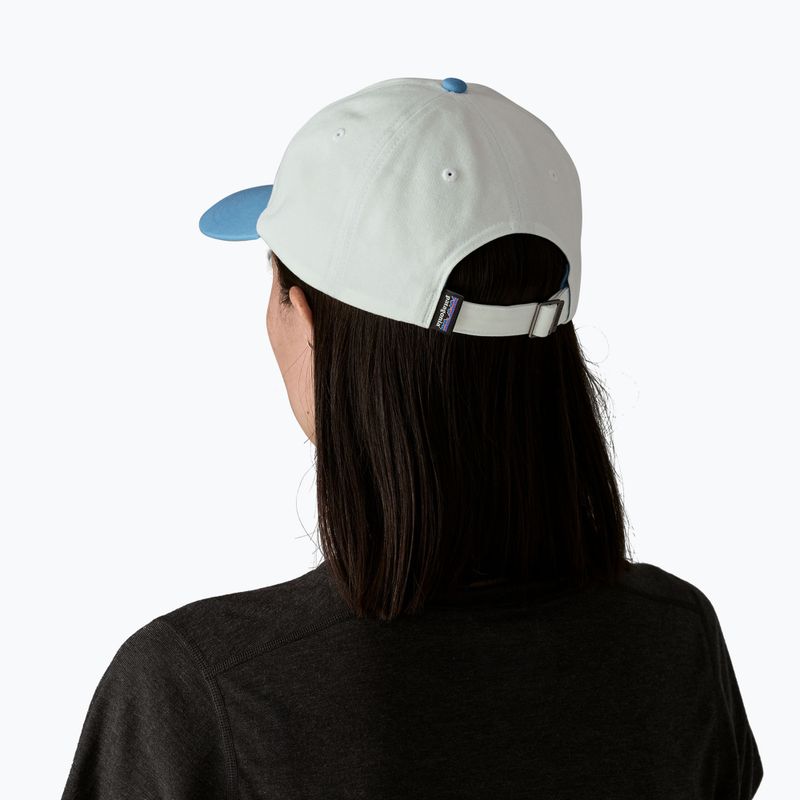 Baseball sapka Patagonia P-6 Label Trad birch white w/shore blue 3