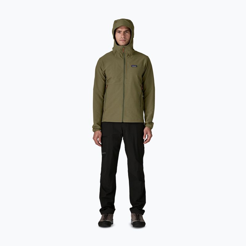 Férfi softshell dzseki Patagonia R1 TechFace Hoody basin green 2