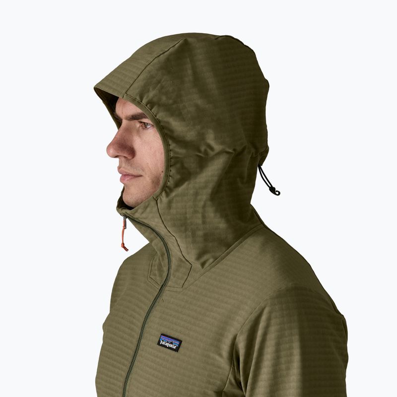 Férfi softshell dzseki Patagonia R1 TechFace Hoody basin green 5
